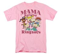 Rugrats Mother's Day Mama Raising Rugrats Unisex T Shirt, Pink, Medium
