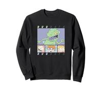 Rugrats Reptar Character Panel Classic Baby Gang Sweatshirt