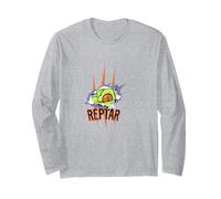 Rugrats Reptar Eye Scratch Mark Monster Reveal Front Long Sleeve T-Shirt