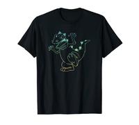 Rugrats Reptar Neon Dinosaur Outline T-Shirt