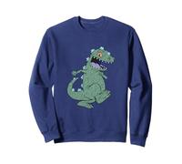 Rugrats Reptar Walking Vintage Green Texture Art Sweatshirt