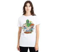 Rugrats Tommy and Chucky Rept-Ahhhhh! Ladies T Shirt, White, Medium