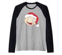 Rugrats Tommy Santa Hat Raglan Baseball Tee