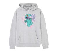 Rugrats Womens Grey Reptar Love Hoodie - Small