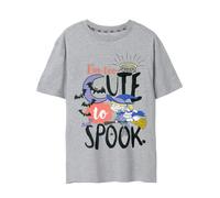 Rugrats Womens Grey Too Cute To Spook Short Sleeved T-Shirt - Large