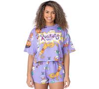 Rugrats Women's Short Sleeve Short Leg Pyjama Set | Purple | Size: XL Rugrats Purple XL