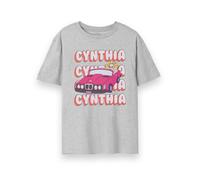 Rugrats Women's Short Sleeved T-Shirt | Grey Marl | Official Merch | Size: Small Rugrats Grey S