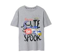 Rugrats Women's Too Cute To Spook Short Sleeved T-Shirt | Grey Marl | Officially Licensed Merch | Size: Large Rugrats Grey L