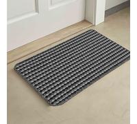 Eden Non Slip Washable Dirt Trapper Indoor Doormat - Kitchen Mats - Floor Mats - Anthracite 40X60 Cm