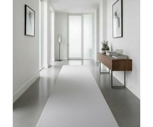 Rugs by Desire Plushtale Plain Living Room Area Rug Super Soft Poly Cotton Rug Cut Pile Machine Washable Foldable Modern Rug for Living Room Bedroom Hallway in 7 Colours- Grey- 60 x 200 cm (Runner)