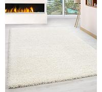 Rugs City Modern Rugs Living Room SHAGGY RUG 3.5CM Extra Large Small Medium Rectangular Size Soft Touch Thick Pile Living Room Area Rugs Non Shedding (CREAM, 200 X 290 CM)