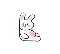 Rugs Cute Cartoon Rabbit Carpet Irregular Shaped Non Slip Bedroom Room Decor