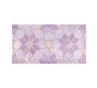 Rugs Fluffy Bath Rugs, Light Purple Gold Geometric Plush Bathroom Rug Kitchen Rug Soft Fuzzy Mat Carpet Shaggy Shower Rug Water Absorbent