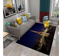 Rugs For Living Room 100 X 150 Cm Eiffel Tower View In Paris, France - Machine Classroom Rug Rugs Floor Mat 3D Printing Kitchen Floor Mat Entry Door Floor Mat Toilet Door Corridor Floo-62246733745909