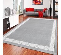 Rugs Inn Aesthetic Modern Design Rug - Soft Pile Thick Distressed Flat Woven Washable Large Carpet for Living Room Bedroom Dining Room TV Lounge Indoor Area Rugs (Contemporary Des2-160 x 230 cm)