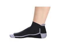 Rugs Inn Ankle Socks Multi Pack Trainer Socks, Anti Odor Running Socks, Thick Cushion Socks for Men Women, Athletic Socks for Work Walking Sport UK Size 6-8, Black