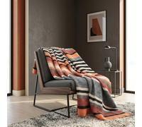 Rugs Inn Evium Rich cotton Throw Blanket, Luxury Breathable Large Throws for Sofas Settee Couch Reversible Bed Cover Over Bedspread (King (200 x 240 cm)