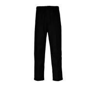 Rugs Inn - Men's Smart Rugby Trousers Fully Elasticated Stretch Waist Band Comfortable Fit for Casual and Formal Work Wear Black