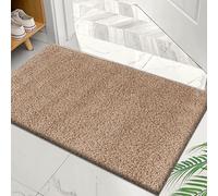 Rugs Inn Verona Shaggy Collection Door Mat - Modern Super Soft Dense Pile Thick Non-Slip Doormat for Bedroom Living Room TV Lounge Floor Mats (Beige, 50x80 cm)