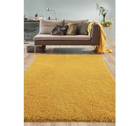Rugs Living Room Large Rug Bedroom Carpet Slip Mat Hallway Floor Non Runner Kitchen Fluffy Shaggy Soft Anti 5 cm Pile Thick Soft Luxurious Shaggy Modern Area Bedroom (Gold, 60 x 110 cm)