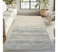 Rugs Living Room Washable Anti Slip, Carpets for Bedroom, Easy To Clean,Beige Neutral Colour Abstract Modern,Grey,160 x 180 cm