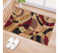 Rugshop Contemporary Modern Circles Abstract Area Rug, 2' x 3', Multicolor