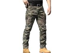 Rugstor Flexcamo - Tactical Waterproof Pants,Stretch Cargo Pants,Mens Tactical Hiking Pants,Lightweight Quick-Drying (Camouflage,4XL)