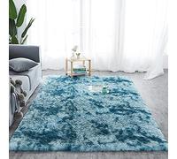 RUGSTORE Homeware Rugs Living Room Large 160x230 Cm - Black Area Rugs for Bedroom - Super Soft Anti Slip Fluffy Shaggy Rug Thick Pile Non Shedding (Teal, 80 X 150 CM)