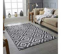 RUGSTORE Modern Area Rugs Extra Large Small Bedroom Living Room Super Soft Home Decor Rugs Hallway Kitchen Flooring Rugs (GREY, 160 X 230 CM)