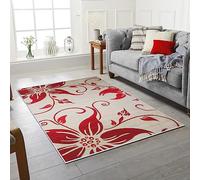RUGSTORE Rubber Backed Soft Indoor Luxury Multi Red Design Extra Large Small Non Slip Rug Hallway Runner Living Room Bedroom Kitchen Floor Carpet Mat Area Rugs (Design # 3, 120 X 170 CM)
