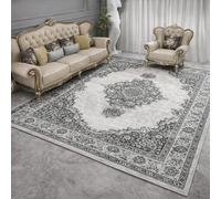 Rugstore shop ltd Machine Washable Rugs Living Room Large 200x290 cm Soft Short Pile Area Rugs For Bedroom Dining Room, Kitchen Carpet Non Slip Vintage Cashmere Rug (superlalazar, 160 X 230 CM)