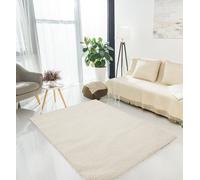 Rugstyle Super Comfy Teddy Rug Plain Ivory in Natural | Size: 120 cm x 160 cm Rugstyle Natural 120 cm x 160 cm