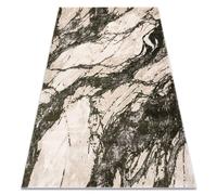 RugsX Carpet Allure 4759 Marble - Structural, Stylish, Glamour Beige / Green 140X190 Cm