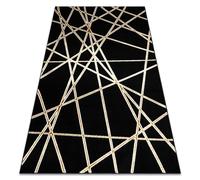 RugsX Allure Rug in Black | Size: 120 cm x 170 cm RUGSX Black 120 cm x 170 cm