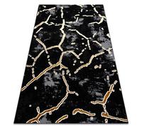 RugsX Allure Rug in Black | Size: 140 cm x 190 cm RUGSX Black 140 cm x 190 cm