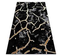 RugsX Allure Rug in Black | Size: 200 cm x 290 cm RUGSX Black 200 cm x 290 cm
