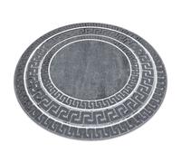 RugsX Allure Rug in Grey | Size: 120 cm diameter RUGSX Grey 120 cm diameter