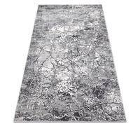 RugsX Carpet Allure 5716 Stone - Structural, Stylish, Glamour Light Grey / Grey 80X150 Cm
