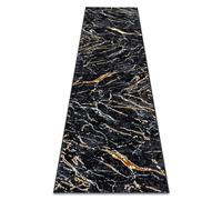 RugsX Allure Runner in Black | Size: 60 cm x 300 cm RUGSX Black 60 cm x 300 cm