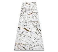 RugsX Allure Runner in White | Size: 80 cm x 200 cm RUGSX White 80 cm x 200 cm