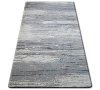 RugsX Andere Rectangular Rug - Grey Abstract Striations - 80cm x 150cm