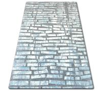 RugsX Andere Rectangular Rug - Light Blue Distressed Stone - 80cm x 150cm