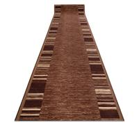RugsX Anti-Slip Adagio Runner in Brown | Size: 57 cm x 100 cm RUGSX Brown 57 cm x 100 cm