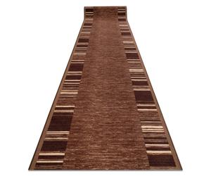 RugsX Anti-Slip Adagio Runner in Brown | Size: 57 cm x 110 cm RUGSX Brown 57 cm x 110 cm
