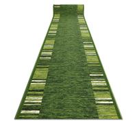 RugsX Anti-Slip Adagio Runner in Green | Size: 67 cm x 120 cm RUGSX Green 67 cm x 120 cm
