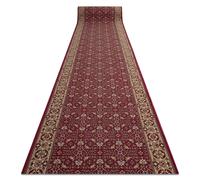 RugsX Anti-Slip Bidjar Runner in Red | Size: 100 cm x 220 cm RUGSX Red 100 cm x 220 cm