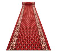 RugsX Anti-Slip Inko Runner in Red | Size: 100 cm x 330 cm RUGSX Red 100 cm x 330 cm