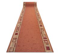 RugsX Anti-Slip Jena Runner in Brown | Size: 120 cm x 300 cm RUGSX Brown 120 cm x 300 cm
