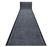 RugsX Anti-Slip Malaga Runner in Grey | Size: 80 cm x 400 cm RUGSX Grey 80 cm x 400 cm