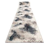 RugsX Anti-Slip Patchwork Runner in Beige | Size: 80 cm x 400 cm RUGSX Beige 80 cm x 400 cm